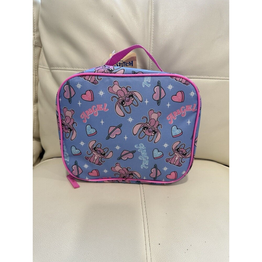 Disney Stitch Lilo & Stitch Lunch Bag Insulated Purple NWT